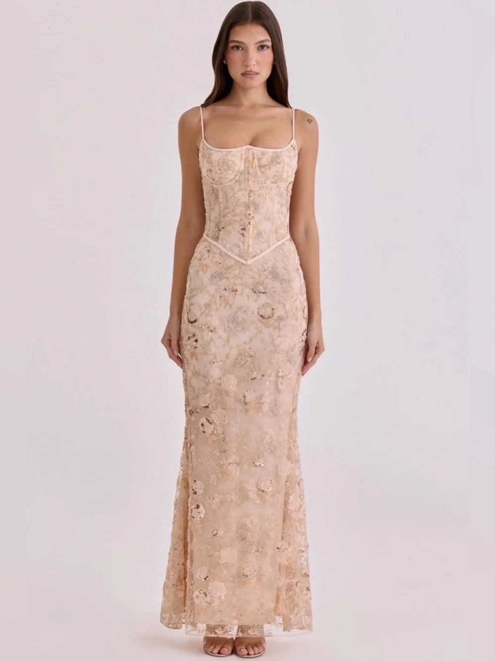 house of cb lace maxi dress Clothing : Maxi Dresses : 'Seren' Black Floral Lace Back Maxi Dress
